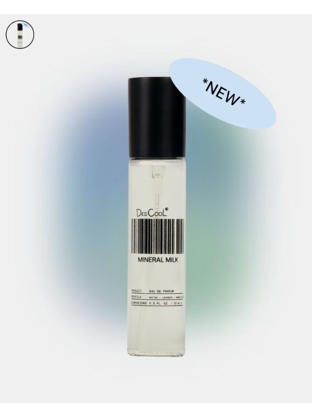 DedCool Mineral Milk Travel Spray Perfume NEW $30 15ml